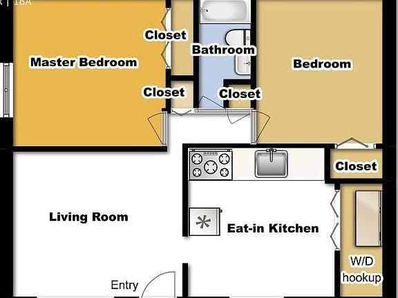2nd image of 451 E Maple St APT E