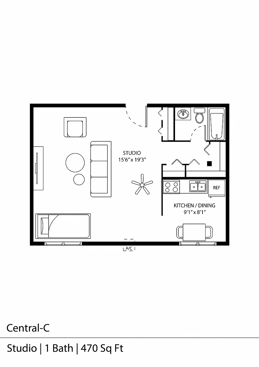 Floor plan Central