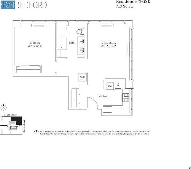 2nd image of 424 Bedford Ave APT 6D