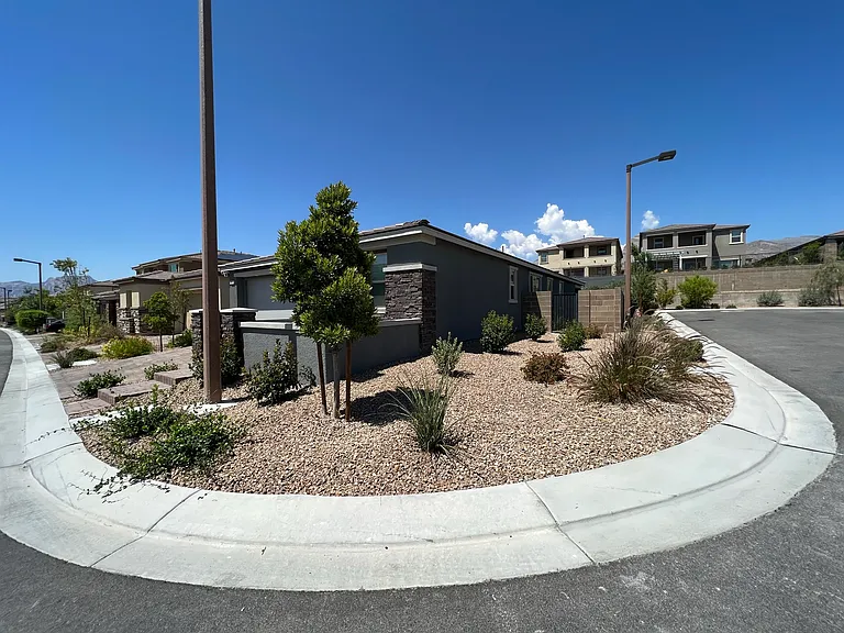 Extended corner view of house
