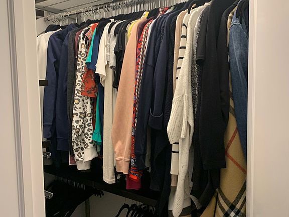 Master bedroom closet