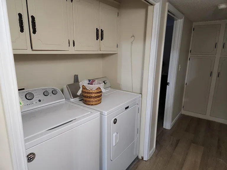 hallway laundry