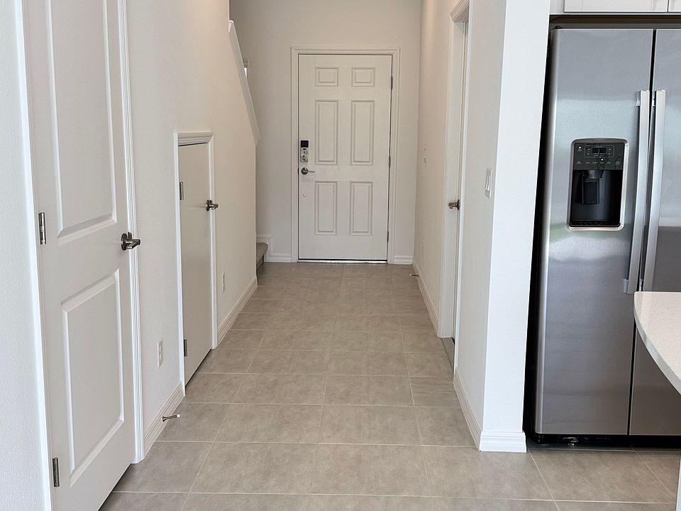 Front door view from living area