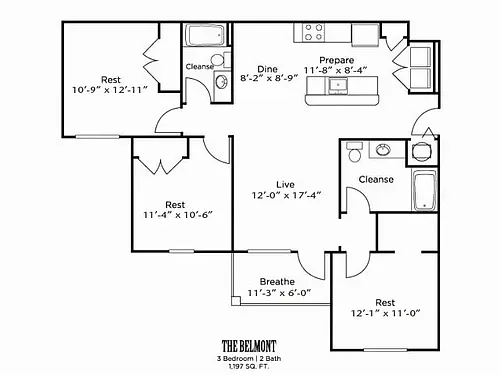 Floor plan The Belmont