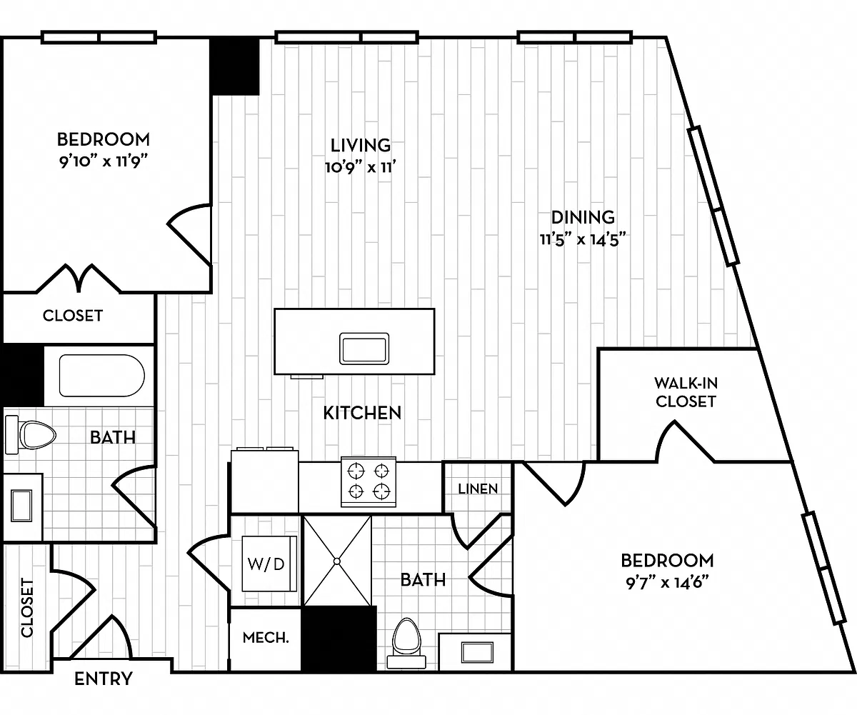Floor plan B3 B4