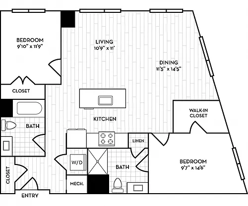 Floor plan B3 B4