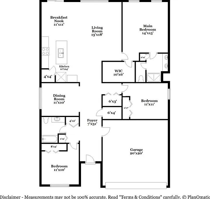 3 bed, 2.0 bath, 1824 sqft, $2,600 — Photo 2