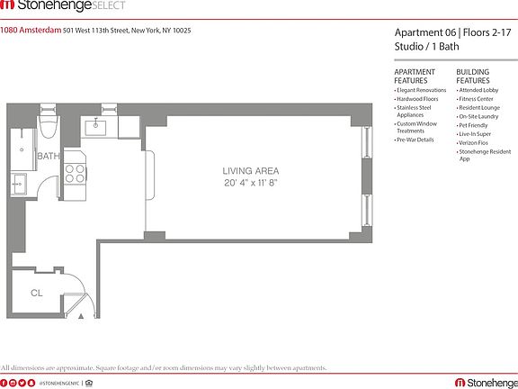 2nd image of 1080 Amsterdam Ave APT 406