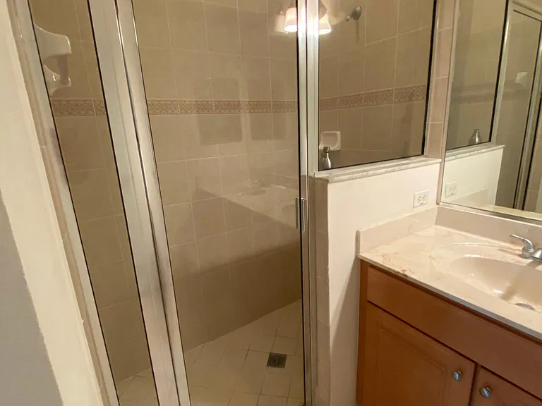 Master shower