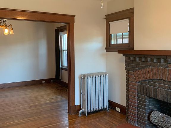 Living room overlooking Oakley Square