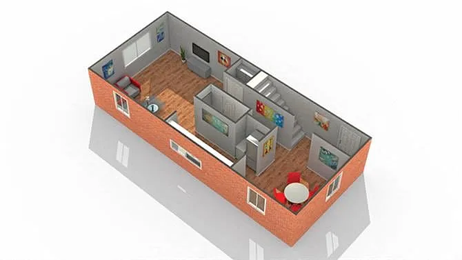 Floor plan Sheridan Townhome