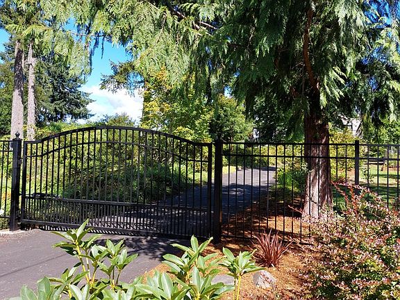 Entry gate to the property.