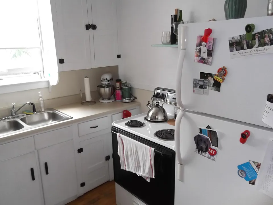 Kitchen looking Northwest.