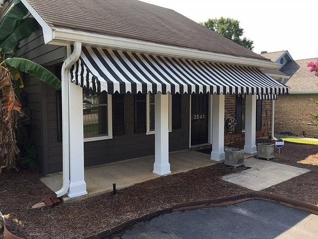 Front Porch with awning