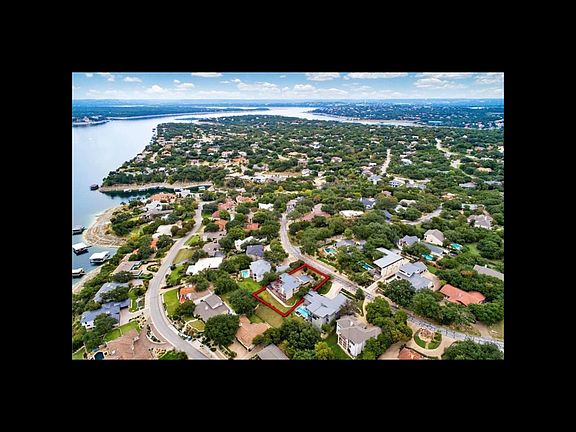 Nice lake view on a gorgeous tree lined street in Old Lakeway!