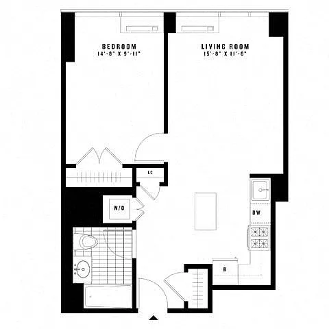 Floor plan 1B