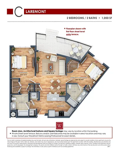 Floor plan Claremont