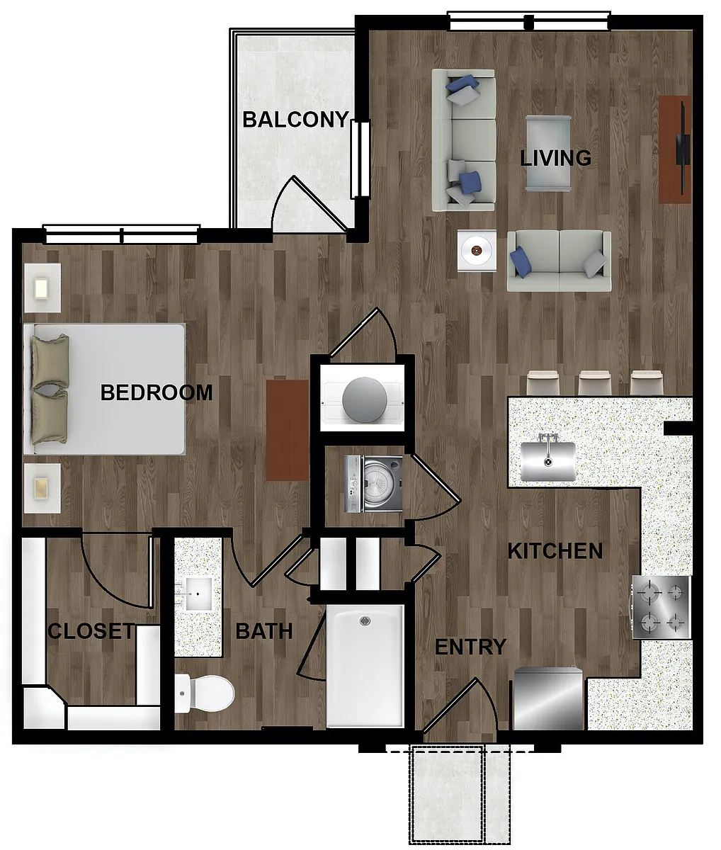Floor plan Abstract | A1b