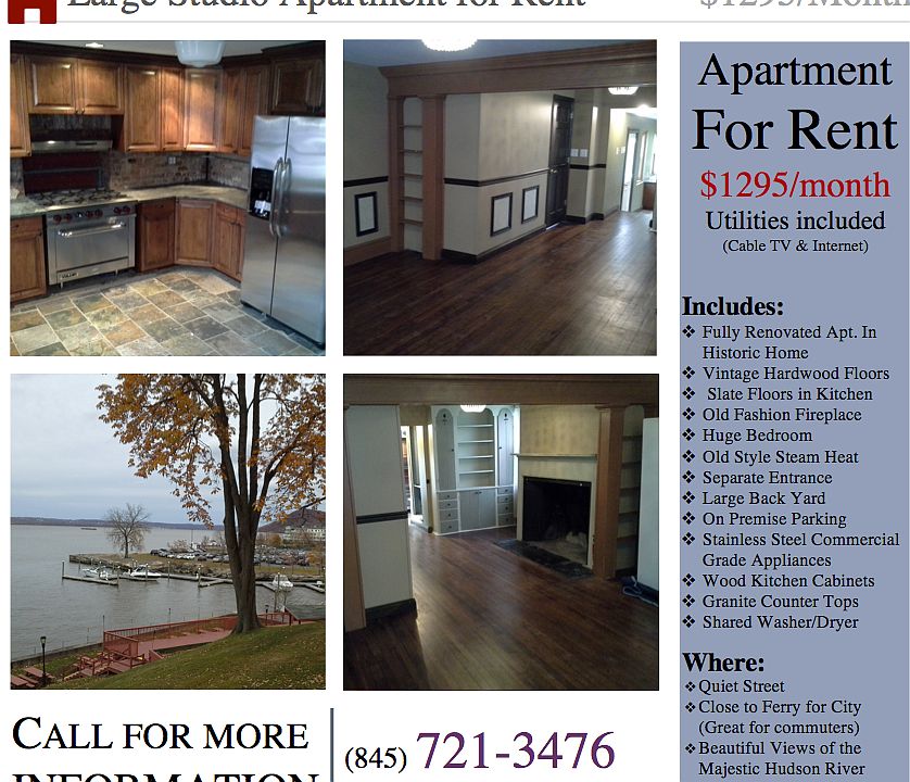 STUDIO RENTAL AD