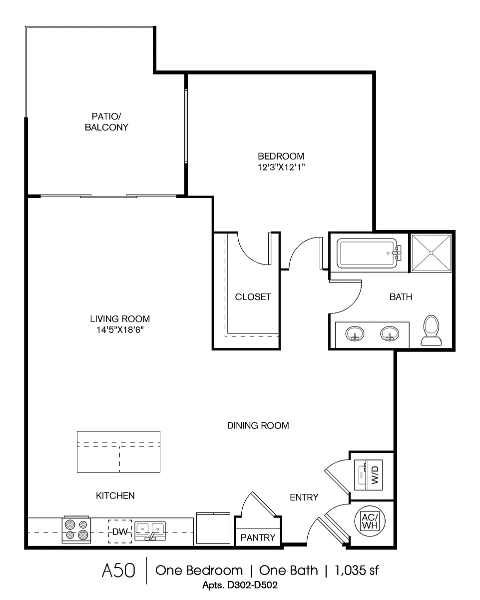 Floor plan A50