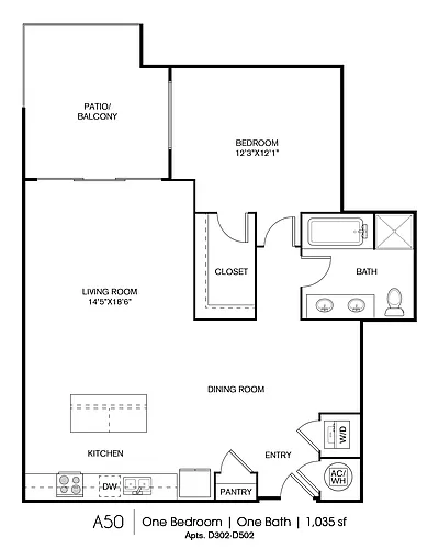 Floor plan A50