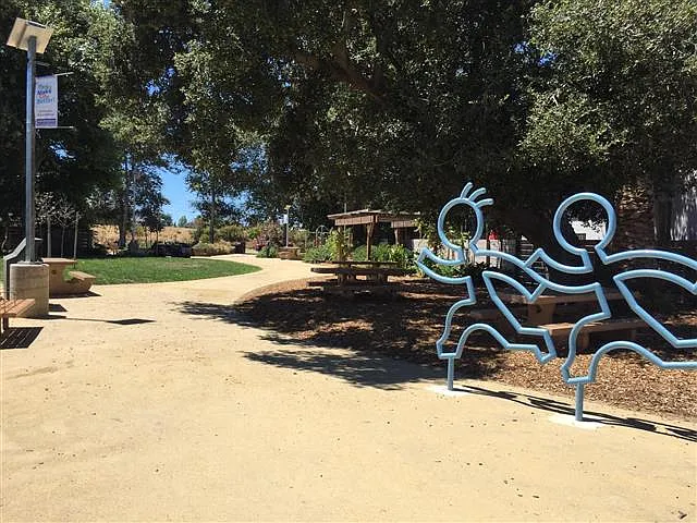 Take a stroll through nearby Riverside Gardens Park