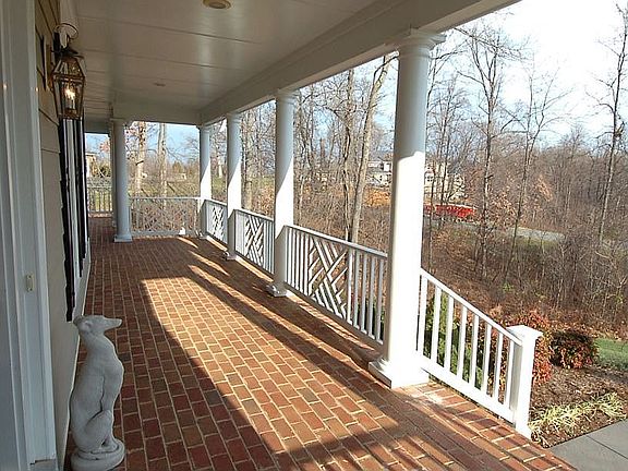 Classic Brick Front Porch