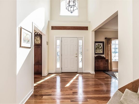 Welcoming light filled entry