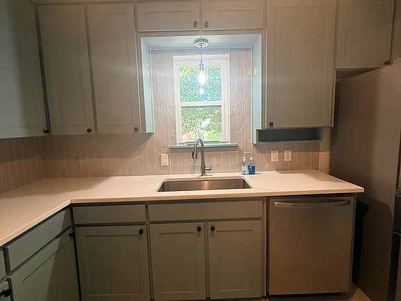 Kitchen Sink faces front of the house