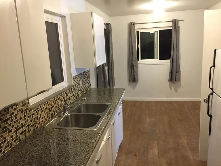 Remodeled kitchen with eating area