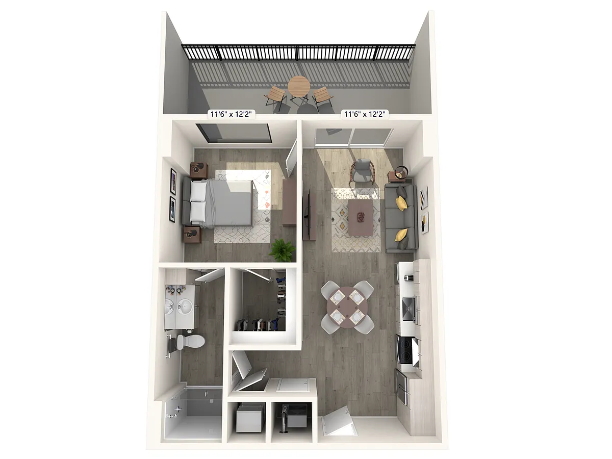 Floor plan The Blue Note
