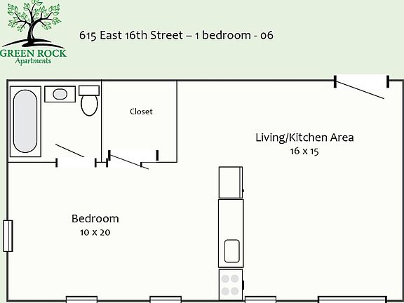 2nd image of 615 E 16th St #106