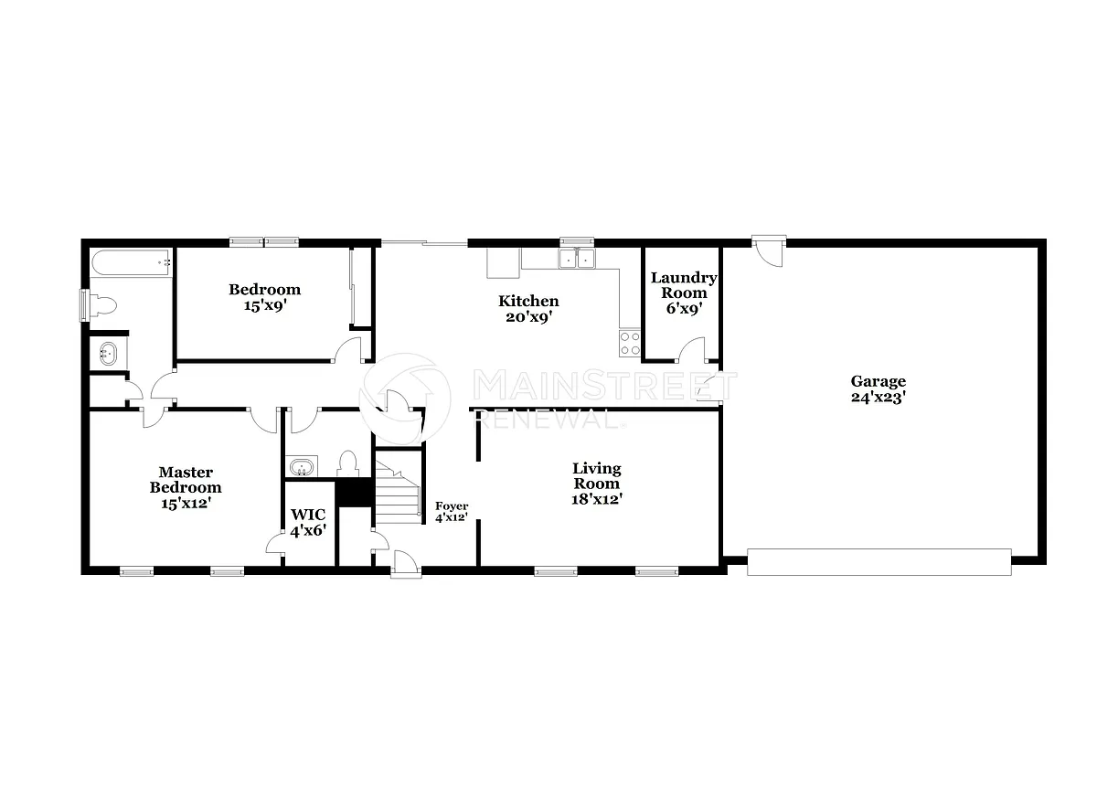 Floor Plan - 8003 Smithstone Ct
