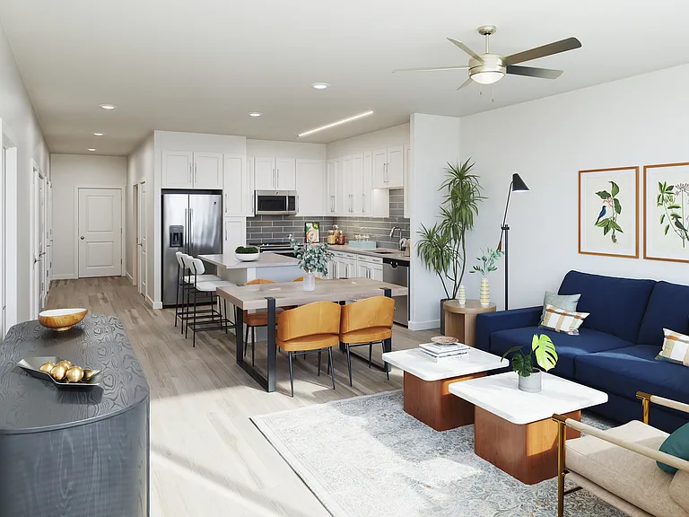 Final - Windrose - Unit B4 - Living to Kitchen (1)