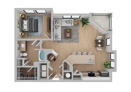 Floor plan Quartz | Renovated