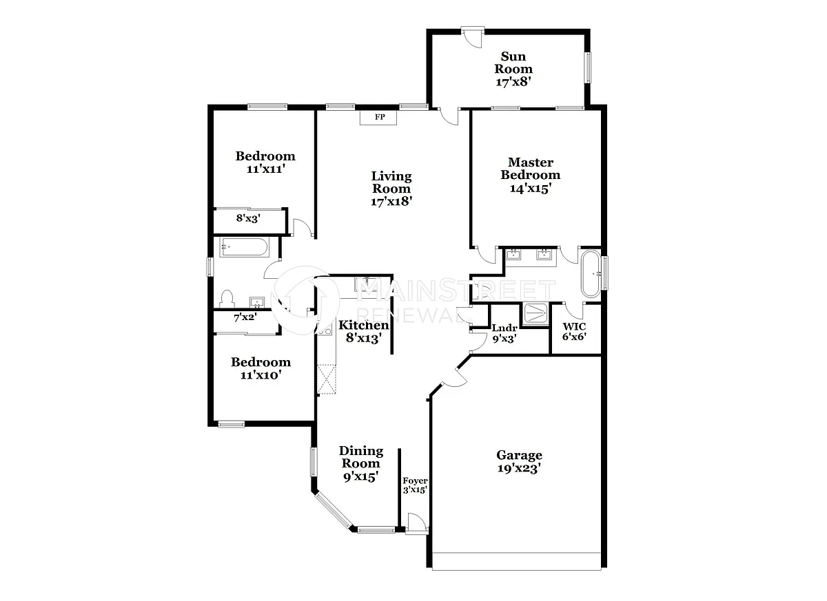 Floor Plan - 6201 Tempest Dr