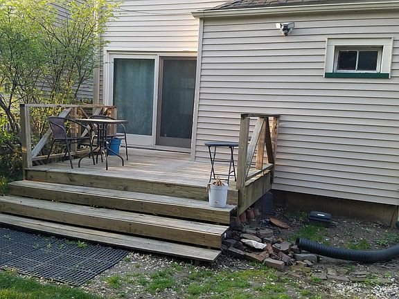 Back of apartment