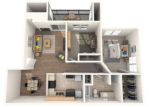 Floor plan B1 Renovated