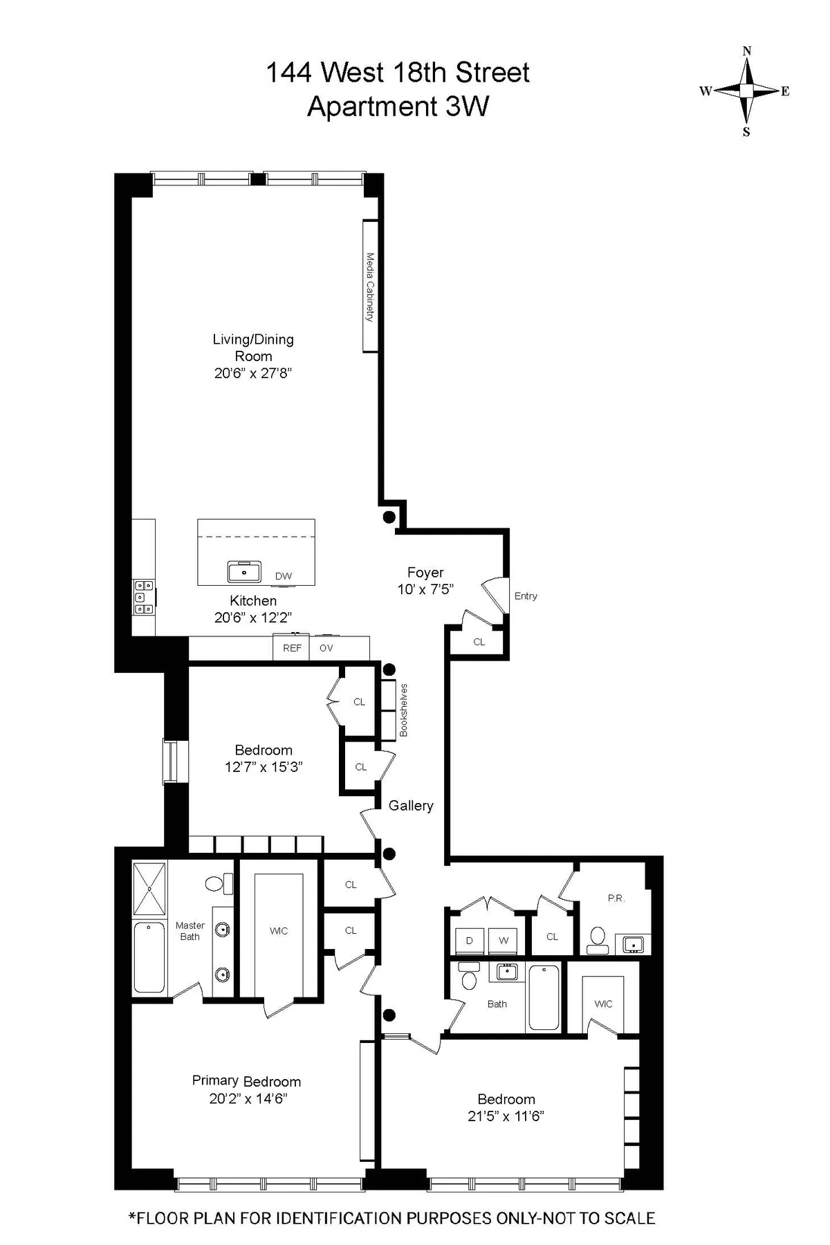 144 West 18th Street #3W in Chelsea, Manhattan | StreetEasy
