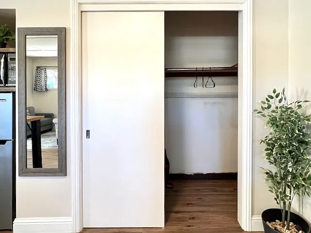 Large closet in the bedroom