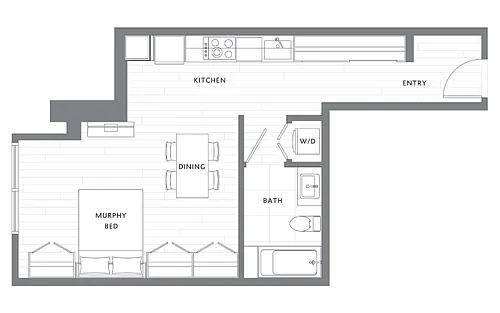 Floor plan Studio S3