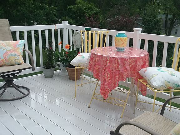Back Deck off the Kitchen