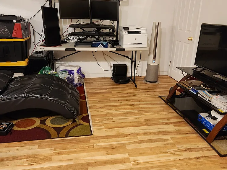Living room with furniture