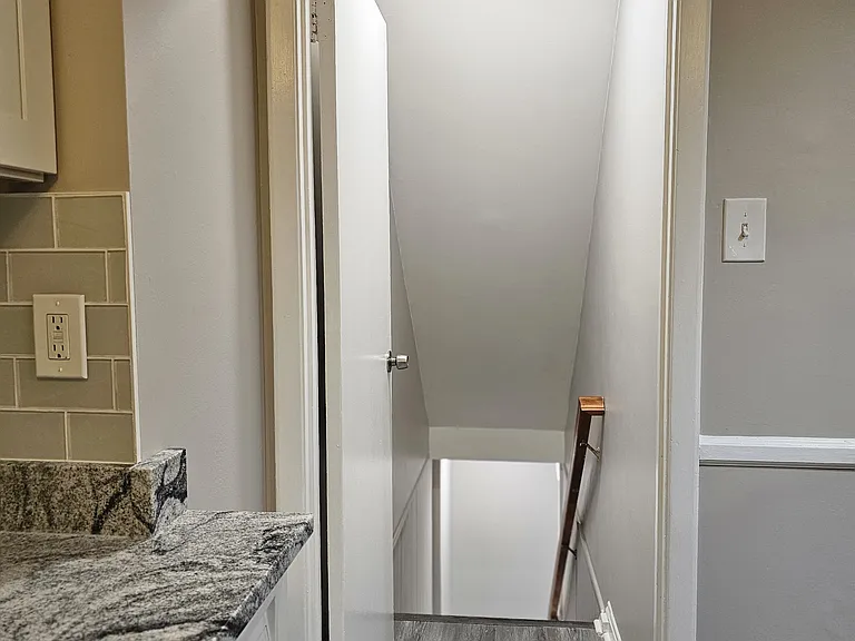 Basement entrance from kitchen