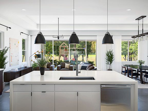 Kitchen open to great room