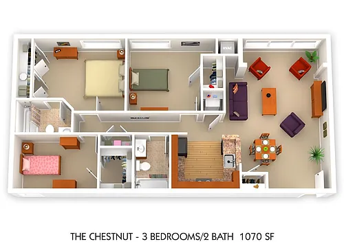 Floor plan The Chestnut