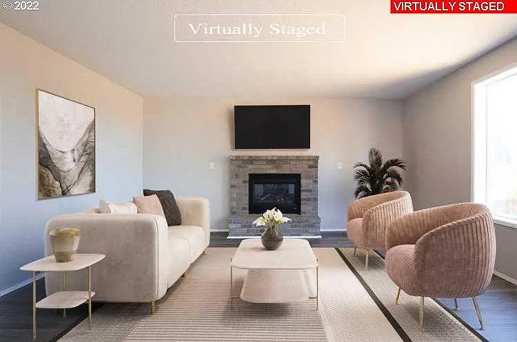 Family room (virtually staged)