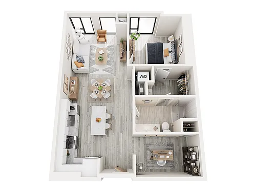 Floor plan 1J1