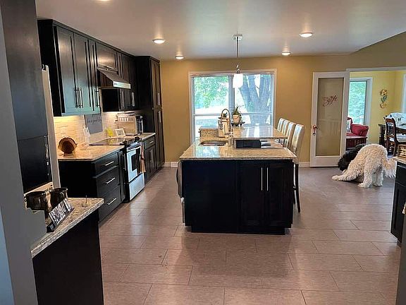 Remodeled kitchen with SS appliances