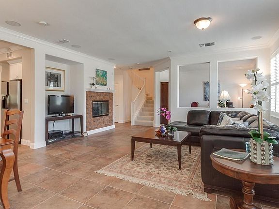 living room from front door